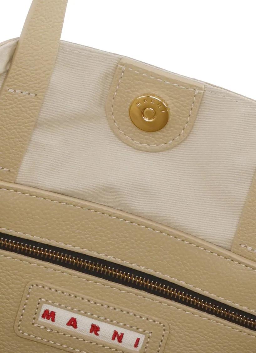 Marni Totes & shoppers Museo Soft Bag in beige