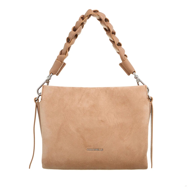 Coccinelle Crossbody Bag Boheme Suede Bimaterial Skin/Skin