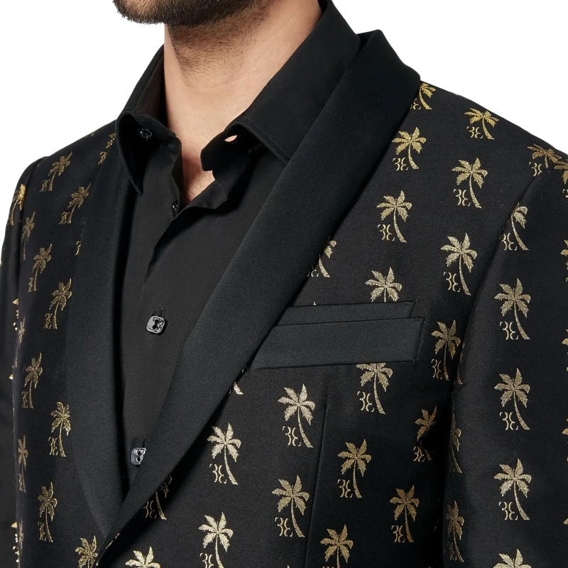 BILLIONAIRE Blazer Blazer Palms schwarz(Image 5)