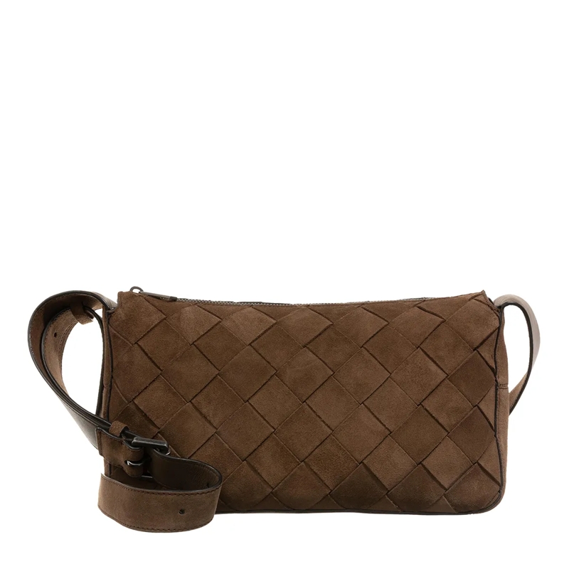 Liebeskind Berlin Crossbody Bag Sky Ii Woven Promo Suede + Tokyo Sheep Roasted Coconut