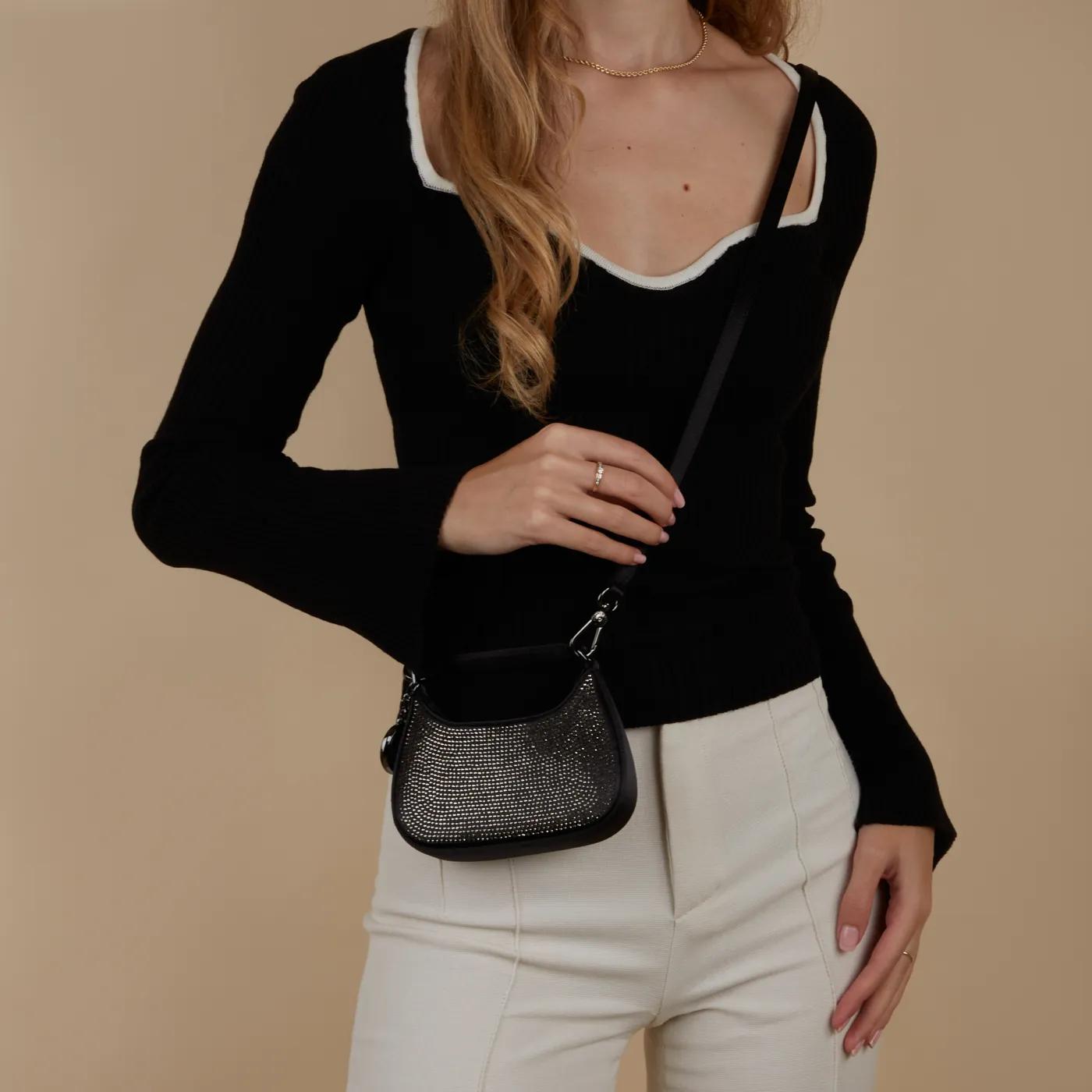 Emporio Armani Pochettes Minibag in zwart