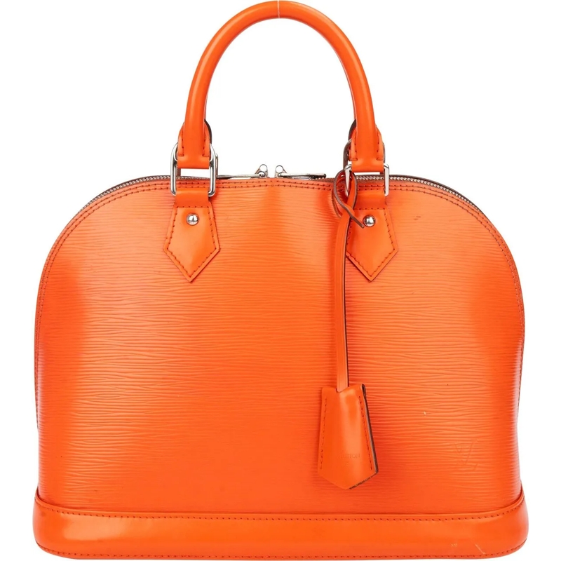 Louis Vuitton Tote Louis Vuitton Orange Epi Leather Alma PM Handbag orange