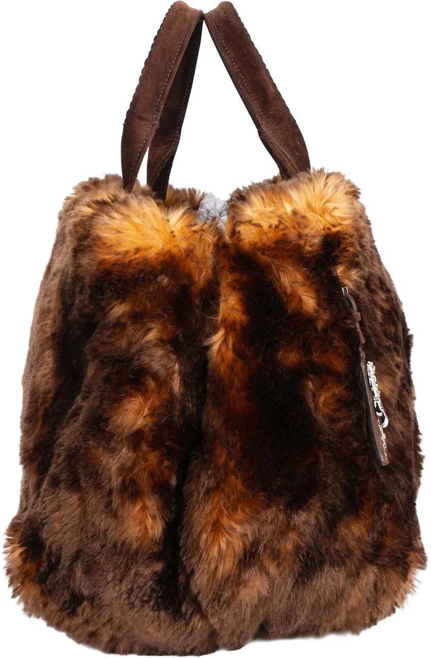 Thumbnail - Prada Crossbody Bags - Prada Fur Optic Canapa Handbag - Gr. unisize - in Bunt - für Damen