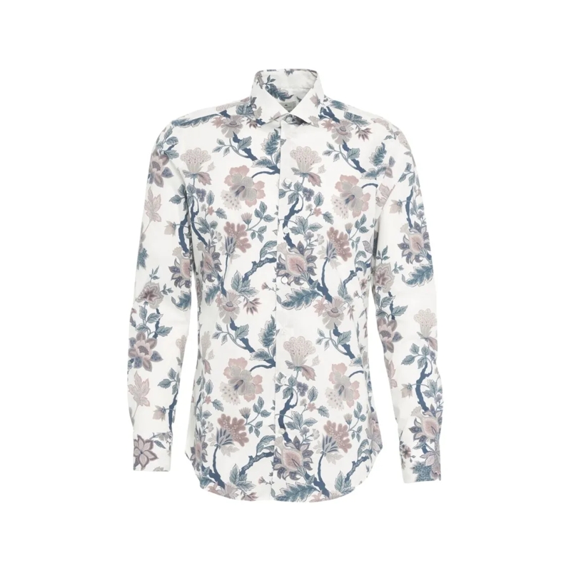 Etro Overhemd Floral Print Shirt Multicolor