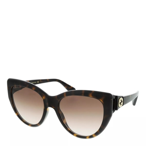 Gucci GG0877S-002 56 Sunglass WOMAN INJECTION HAVANA Sonnenbrille