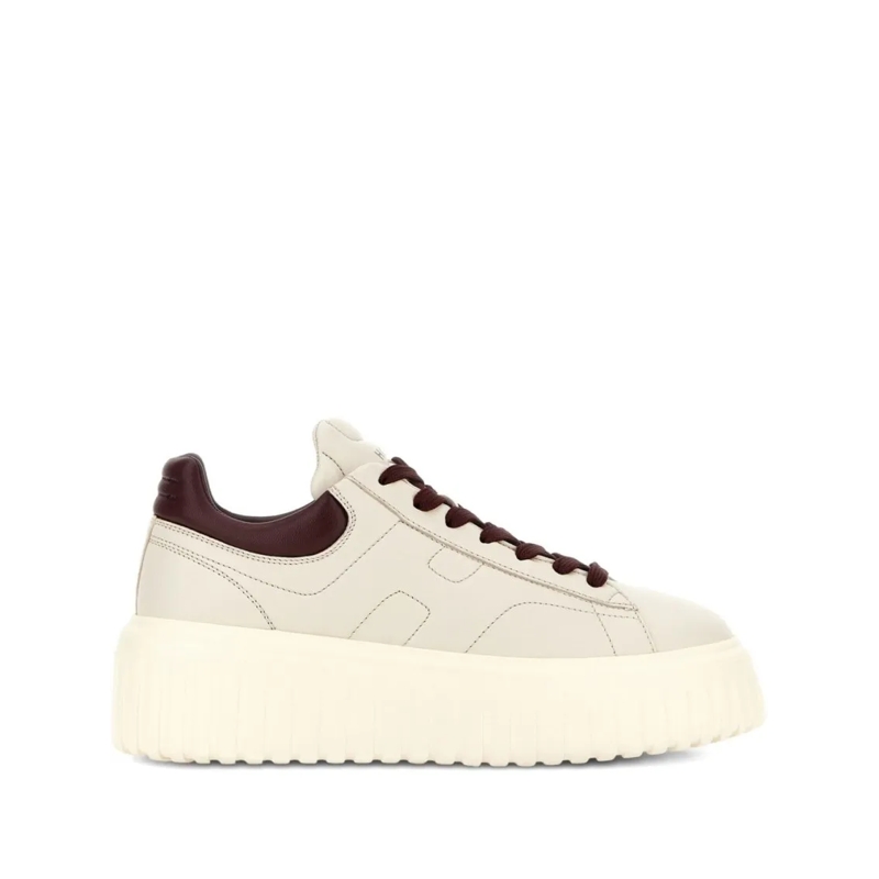 Hogan Lage-top sneaker Platform Sneakers With Round Toe Neutrals