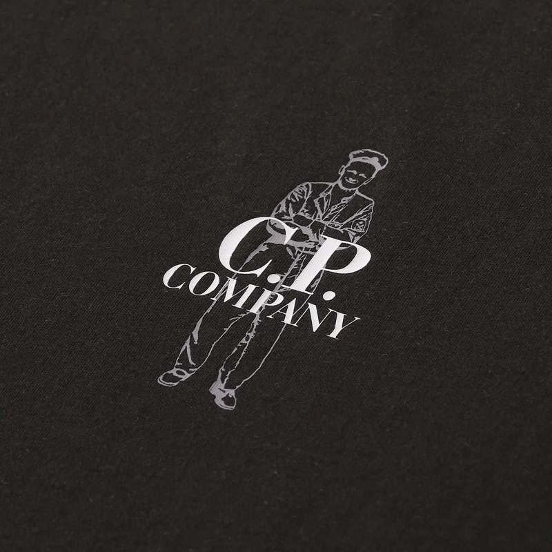 CP Company T-shirt T-Shirt mit Logo schwarz(Image 3)