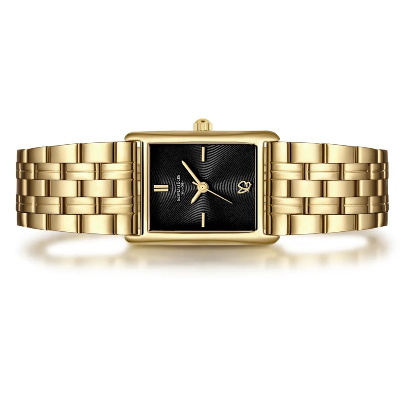 Glanzstücke München Automatikuhr Damen Armbanduhr Edelstahl gold(Image 3)