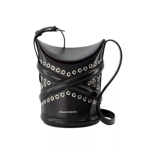 Alexander McQueen The Curve Hobo Bag  - Black - Leather Black Buideltas