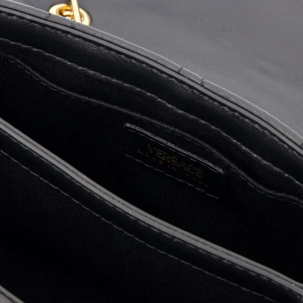 Versace Hobo bags Kleio Mini Shoulder Bag Leather Black in zwart