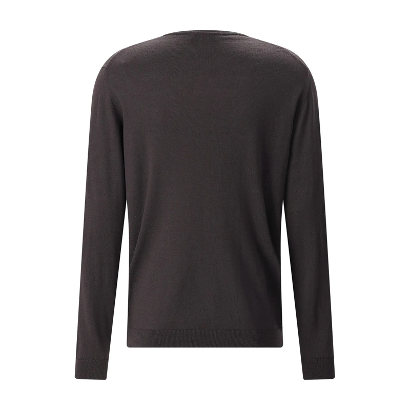 Roberto Collina Pull Rundhalspullover aus Merinowolle blau(Image 2)