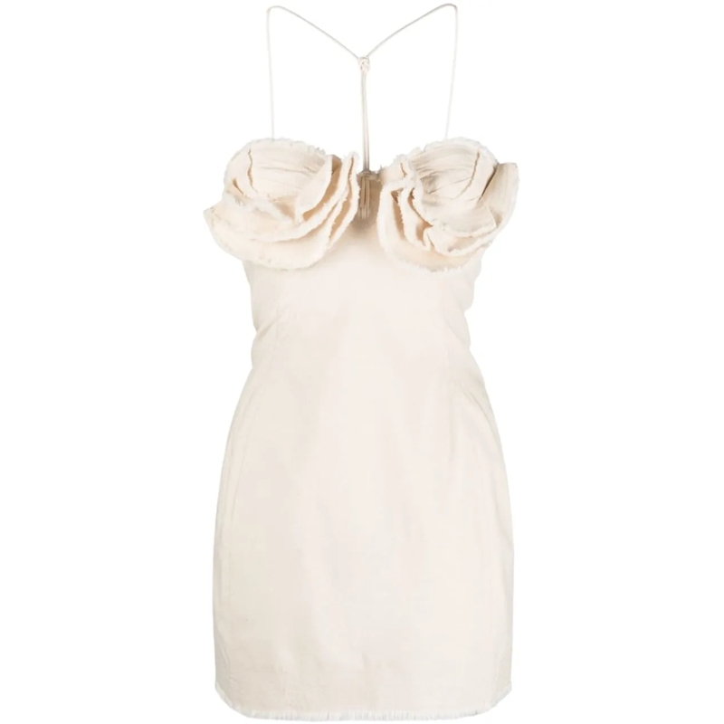 Jacquemus Robe midi Dresses White weiß