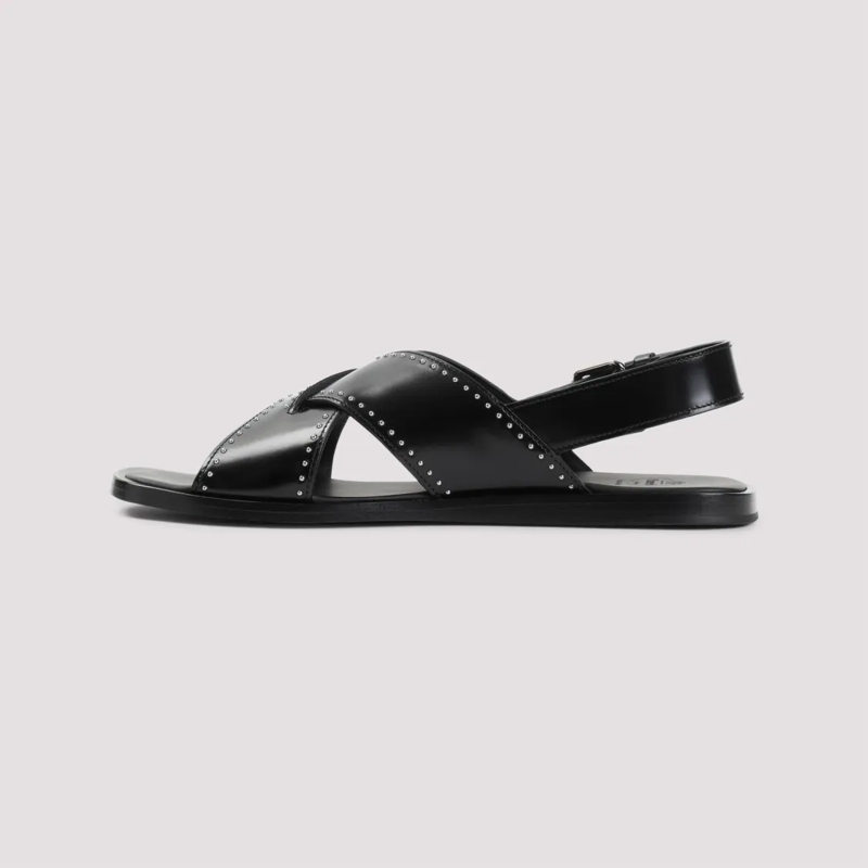 Church's Sandalen Crisscross Sandals With Studded Detailing Black