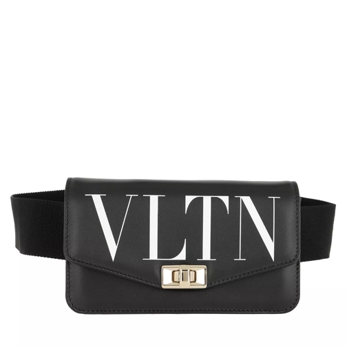 Valentino Garavani VLTN Belt Bag Leather Black Midjeväskor