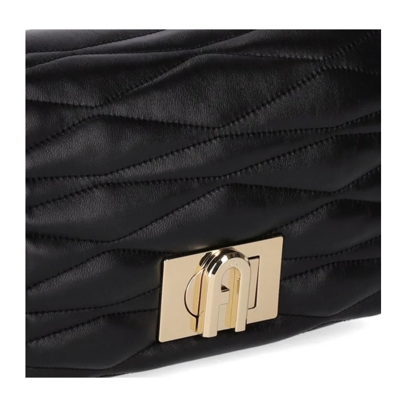 Furla Schultertasche Furla 1927 S Crossbody 22 Nero(Image 6)