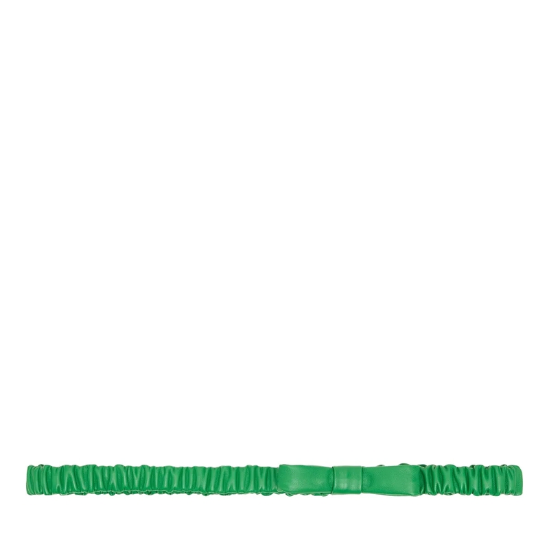 Dorothee Schumacher Gürtel FEMININE EDGE stretch bow belt wasabi