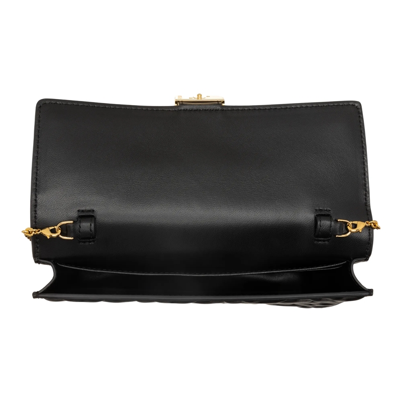 Fendi Baguette Bag Wallet On Chain Baguette Nero / Oro Soft(Image 7)