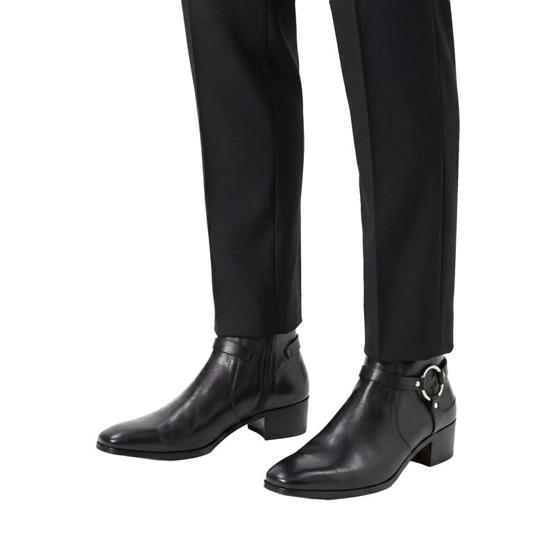 Tom Ford Veterschoenen Stiefel Clint aus Leder schwarz(Image 4)