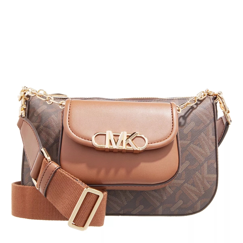 MICHAEL Michael Kors Crossbody Bag Parker Large Mf Crossbody Brown Luggage
