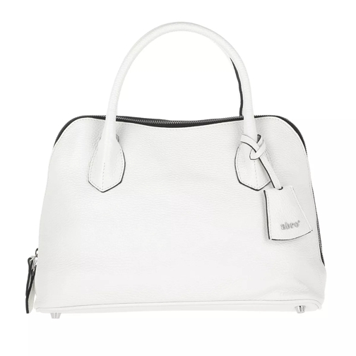 Abro Adria Leather SM Handbag White / Whitegold Tote