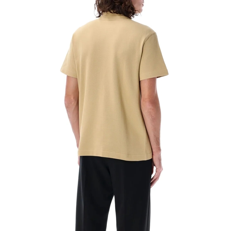 Burberry Polo shirt Embroidered Cotton Polo Shirt With Classic Collar Brown