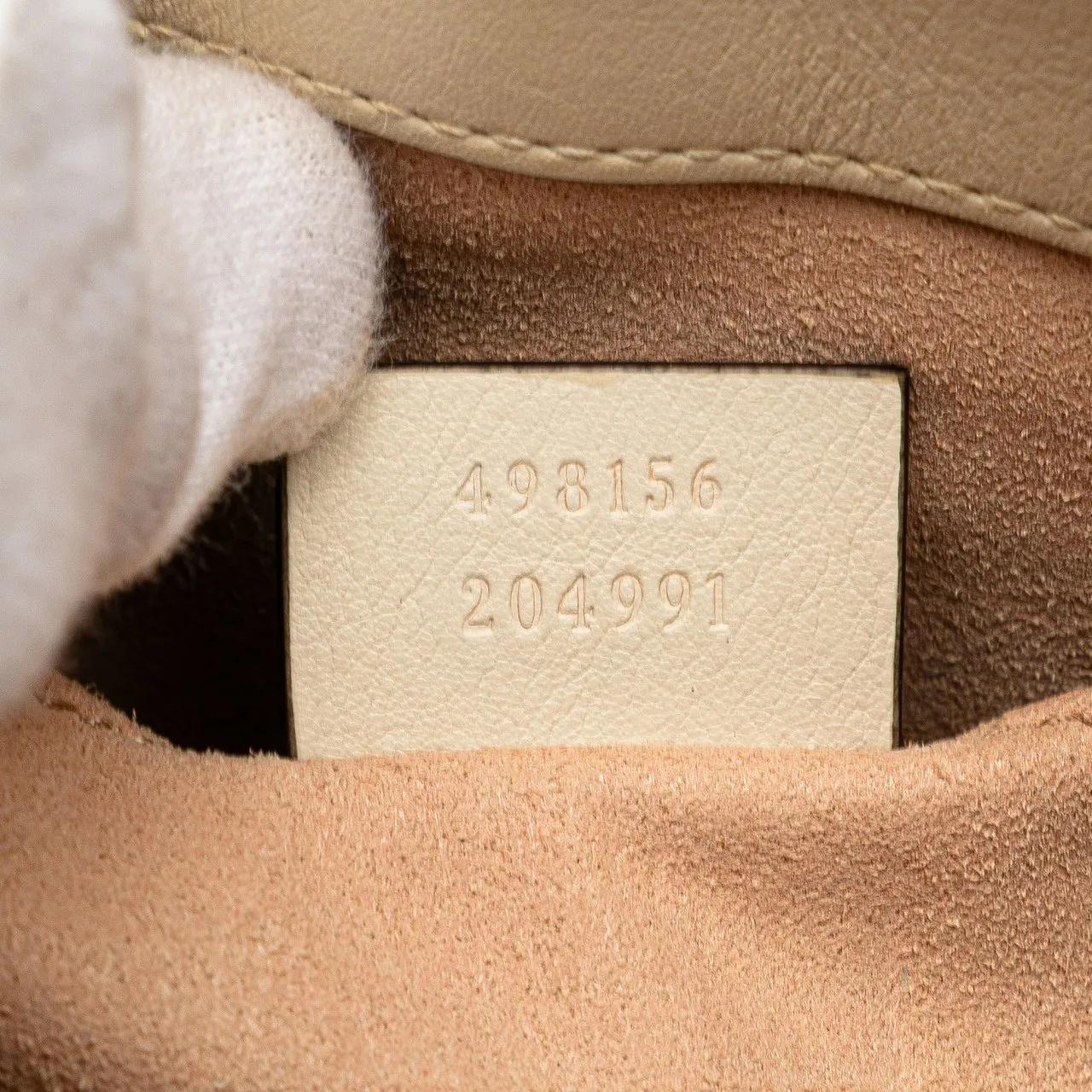 Thumbnail - Gucci Shopper - Small GG Supreme Apple Heart Padlock Tote - Gr. unisize - in Braun - für Damen