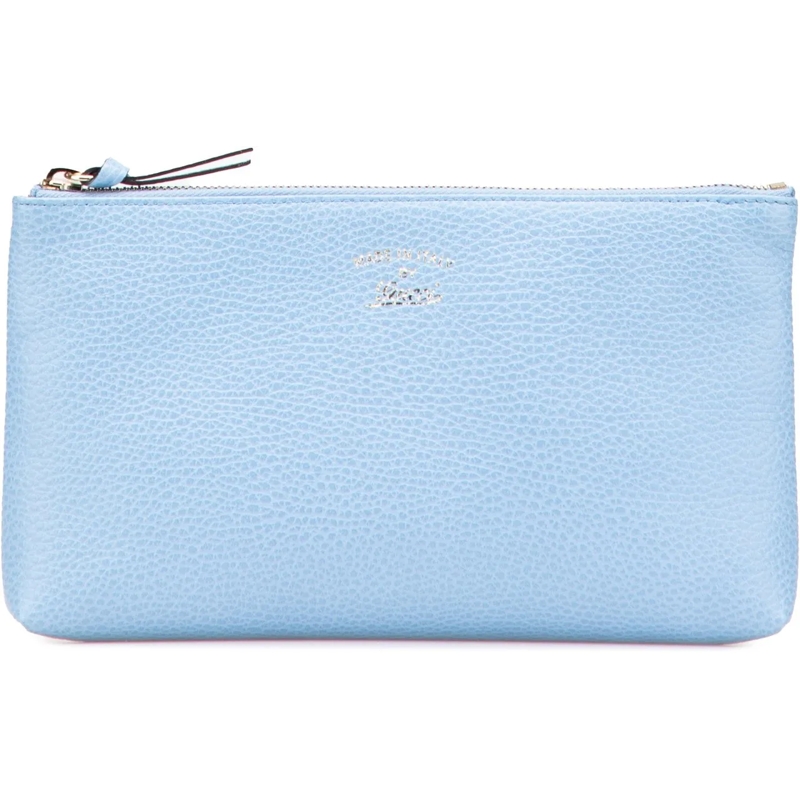 Gucci Necessaire Large Dollar Calfskin Swing Pouch blau