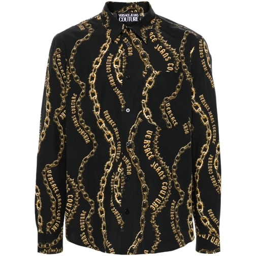 Versace Jeans Couture Shirts Shirt With Print Black