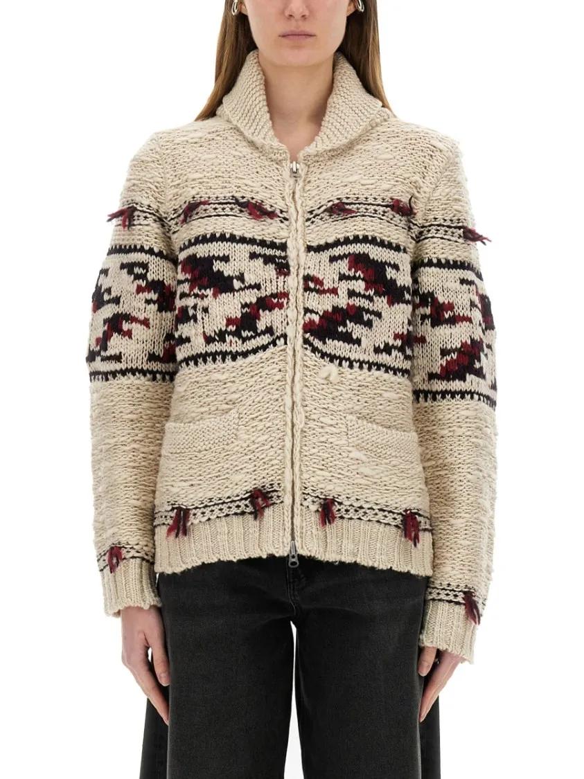 Thumbnail - Etoile Isabel Marant - "Thylane" Cardigan - Größe 40 - beige