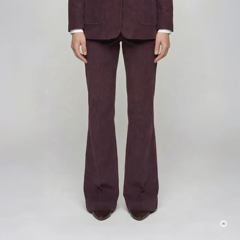 Marc Aurel Cordhose Diese Hose im Flared Style überzeugt mit einer mod lila(Image 3)