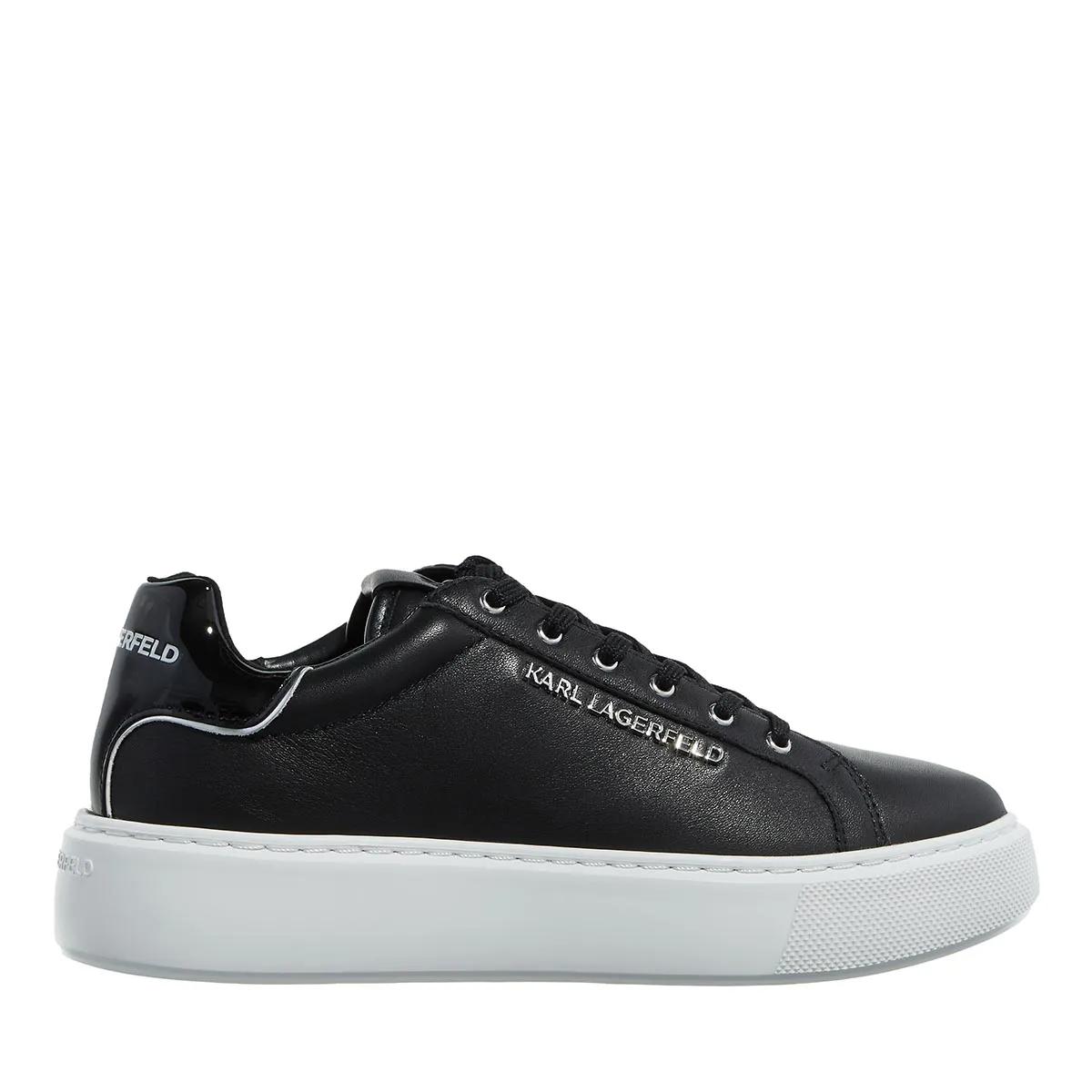 Karl Lagerfeld Low-Top Sneaker - Maxi Kup Lo Lace Iii - Gr. 36 (EU) - in Schwarz - für Damen - aus Leder & Synthetisches Material & glatt & 