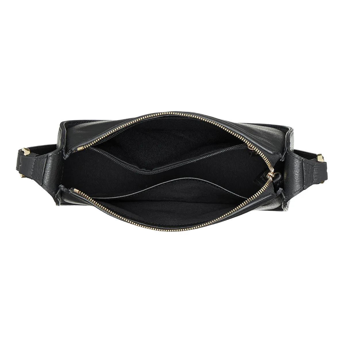 abro Crossbody bags Schultertasche Best Friend Black Gold in zwart