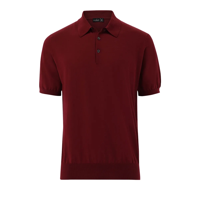 VAN LAACK  Poloshirt Uni bordeaux
