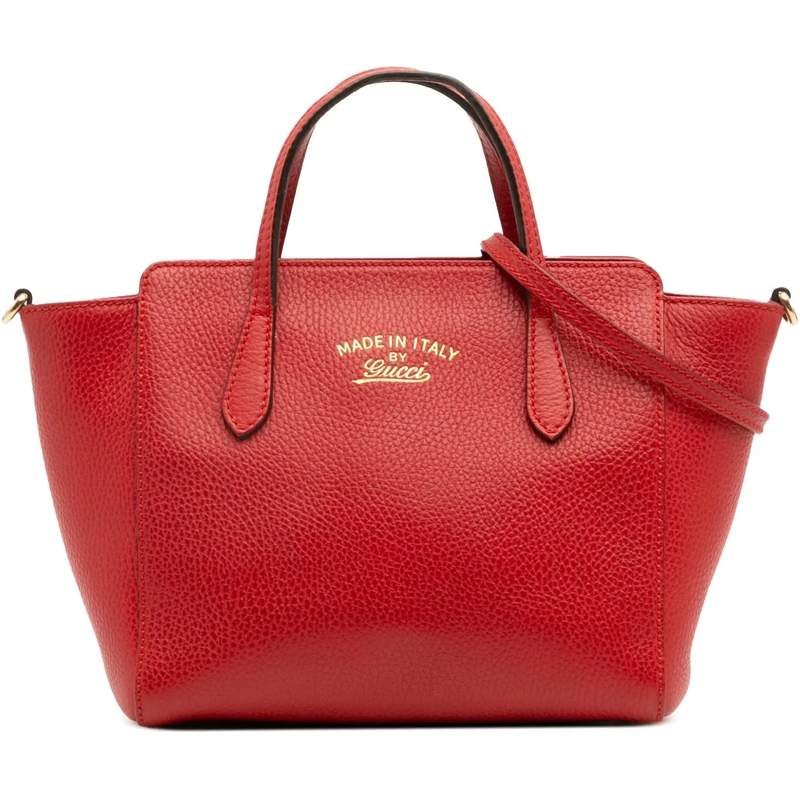 Gucci Sac à bandoulière Mini Leather Swing Satchel rot