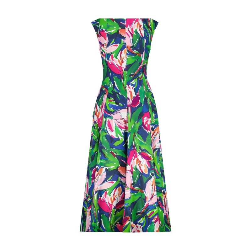 Talbot Runhof Maxi-jurk Cocktailkleid im floralem Design mehrfarbig(Image 2)