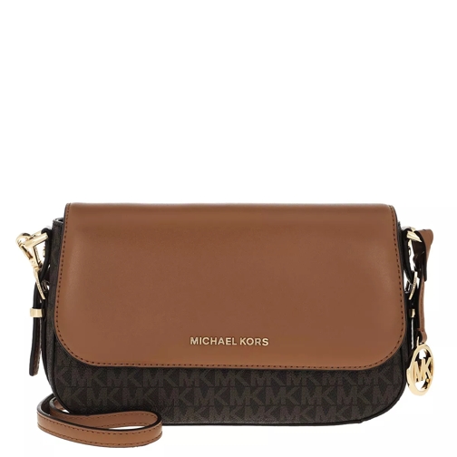 MICHAEL Michael Kors Large Flap Xbody Handbag   Brown/Acorn Mini Bag