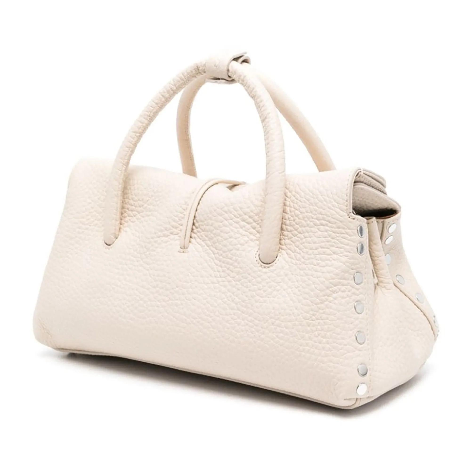 Zanellato Stijlvolle Alma Schoudertas White Dames
