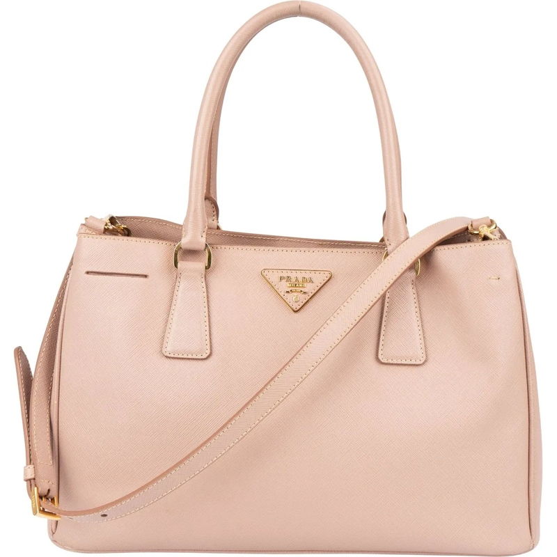 Prada Tote Prada Pink Saffiano Leather Galleria Handbag rot