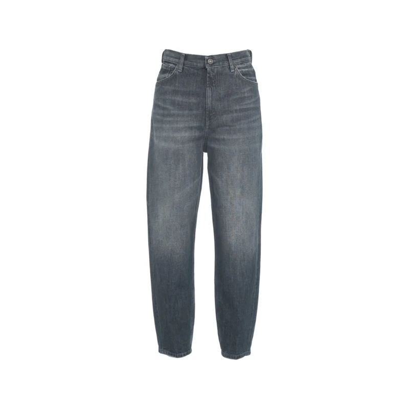 Dondup Jeans Relaxed Fit Boyfriend Jeans 'Bessie' With Tapered  Grey