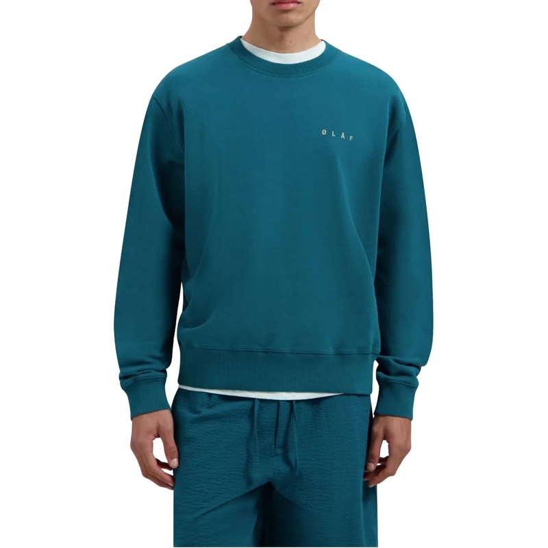 ØLÅF  Olaf Dotted Face Crewneck Sweaters Groen M250200 grün(Image 3)