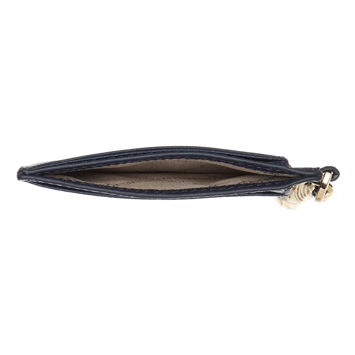Michael Kors Small Chain Card Holder Navy Card Case
