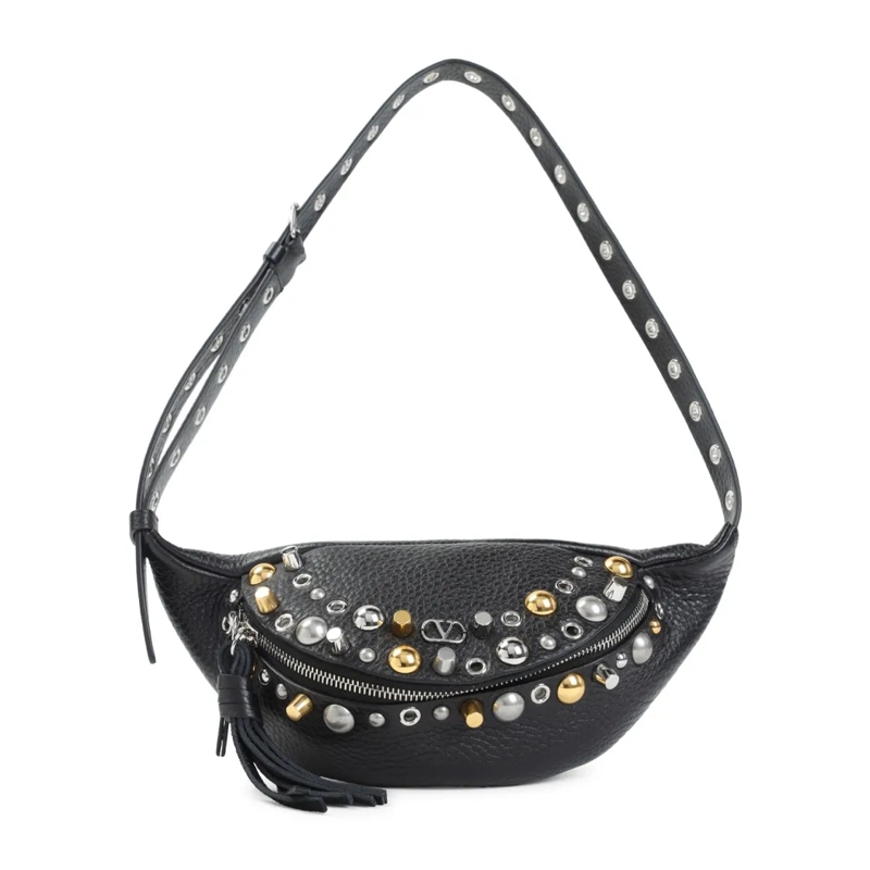 Valentino Garavani Sac de ceinture Calf Leather Belt Bag Black