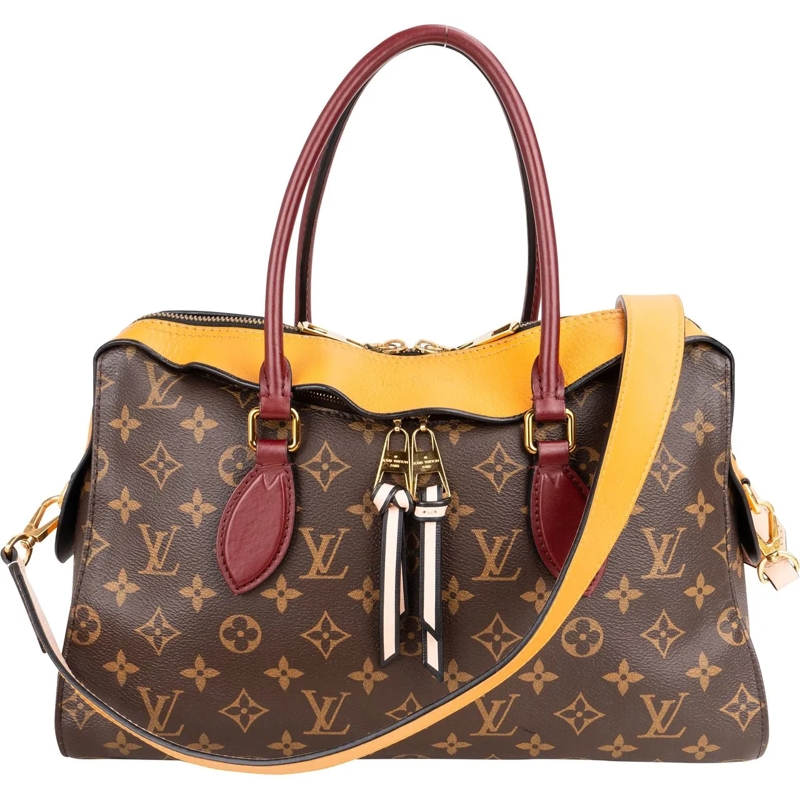 Louis Vuitton Tote Louis Vuitton Canvas Monogram Saffron Tuileries Ha braun