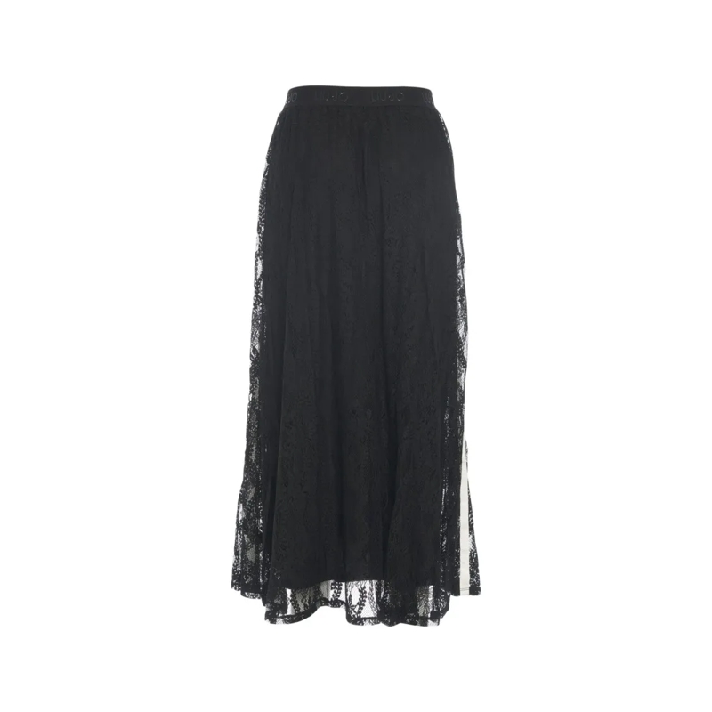 LIU JO Minirok Lace Maxi Skirt Black