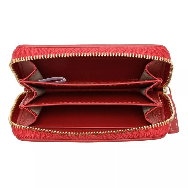 Mcm red wallet women's best sale