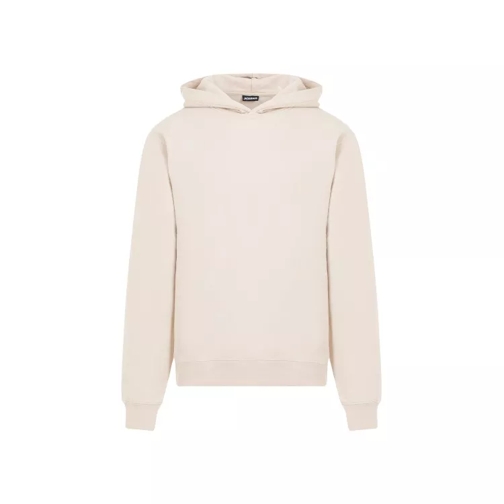 Jacquemus Le Hoodie Gros Grain In Beige Cotton Neutrals 