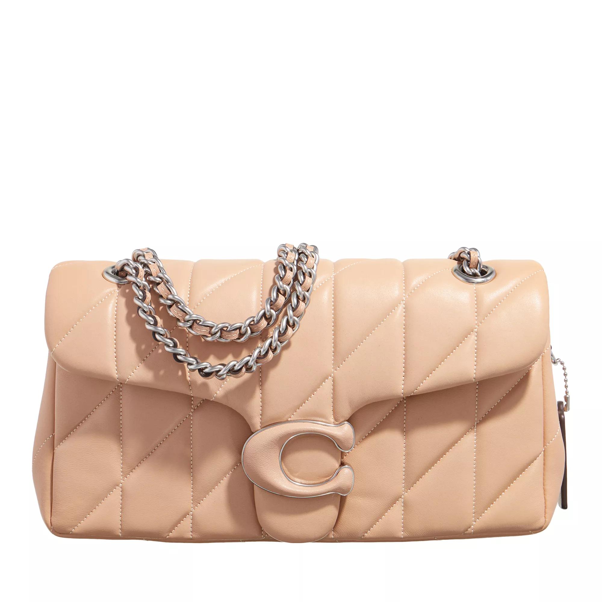 Coach Crossbody Bags - Quilted Leather Covered C Tabby Shoulder Bag 26 Wi - Gr. unisize - in Beige - für Damen