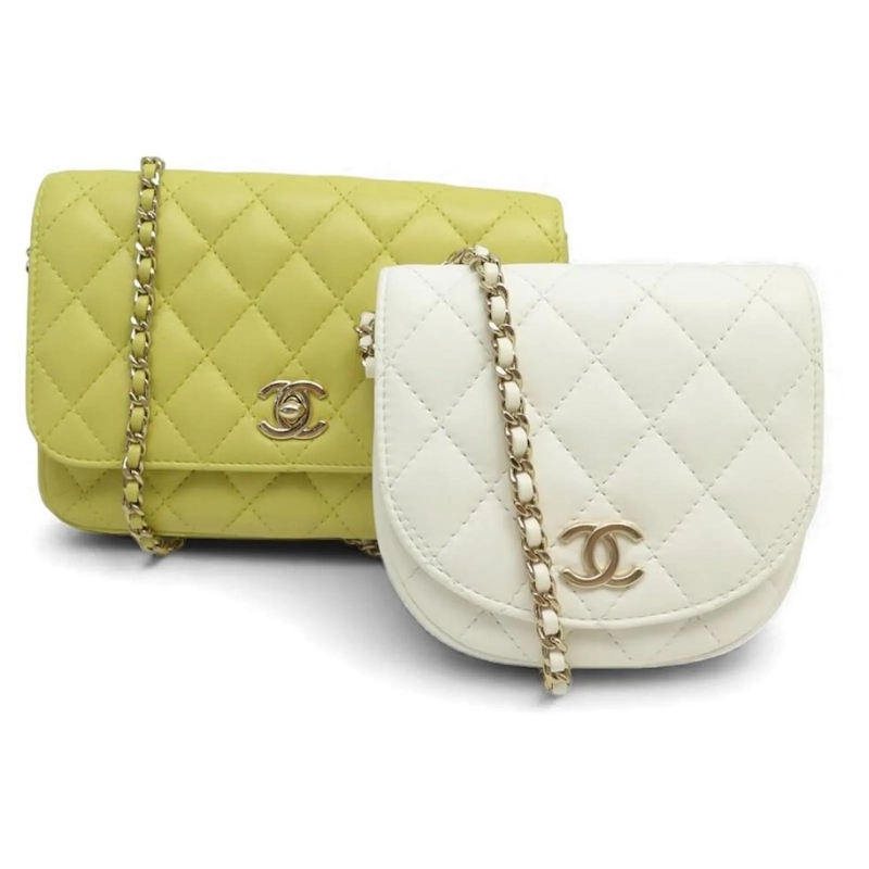 Chanel Crossbody Bag NEUE CHANEL DOUBLE MINI FLAP TASHE AS0649 DUO SCHU mehrfarbig