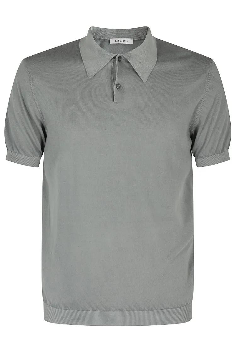 Thumbnail - L.B.M. - Cotton Tricot Polo - Größe 54 - grün