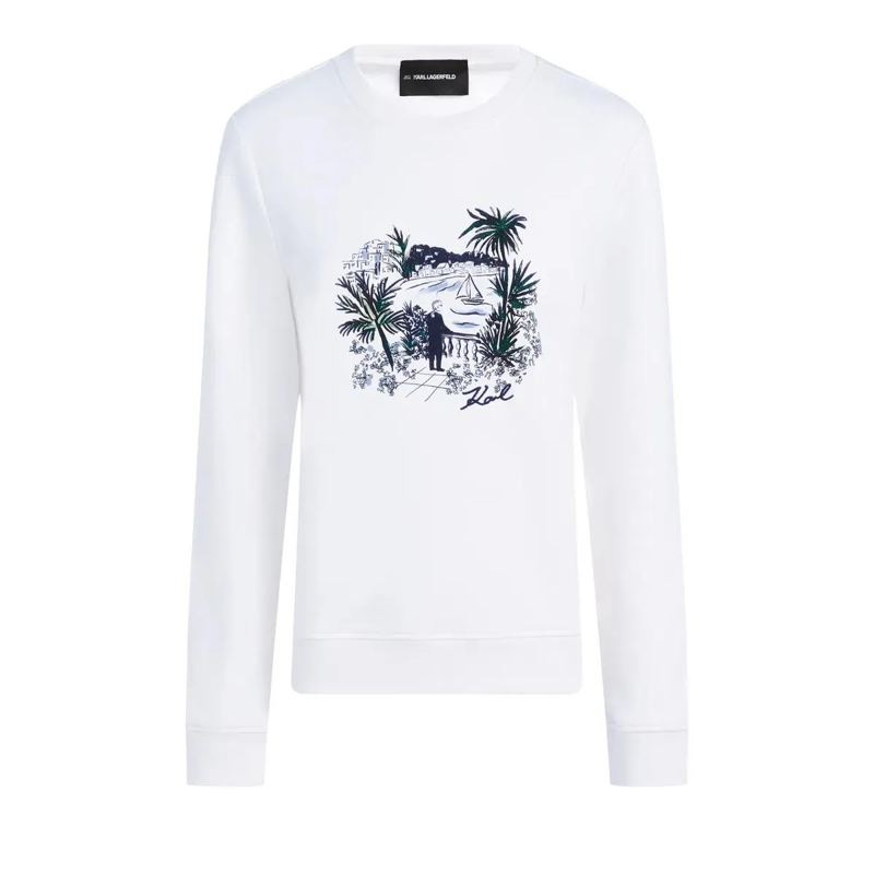 Karl Lagerfeld  Villa la Vigie Sweatshirt Sweatshirt creme